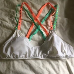 Victoria’s Secret Strappy Studded Bikini Top Medium